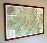 Adirondack Park Raised Relief Map 3D