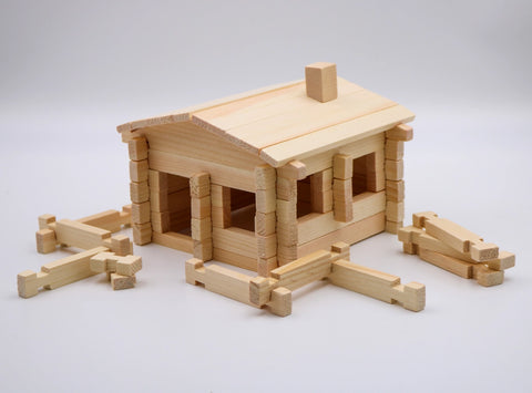 Roy Toy All Natural Log Cabin