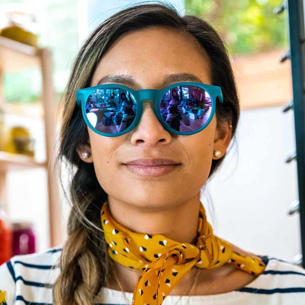 Circle top style sunglasses