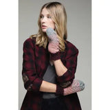 Multicolor Cable Knit Mittens