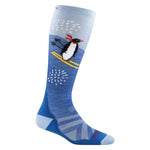 Darn Tough Kids Penguin Peak Over-the-Calf Midweight Ski & Snowboard Sock