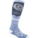 Darn Tough Women's Aurora Over-The-Calf Lightweight Ski & Snowboard Sock