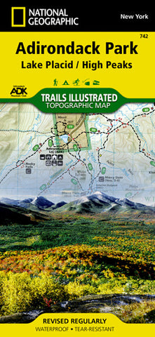 Adirondack Park Trail Map: Lake Placid / High Peaks