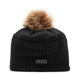 SKIDA Chateau Fleece-Lined Pom Hat