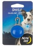 SPOTLIT DOG COLLAR LIGHT- Blue