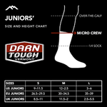 Darn Tough Kids Sal Micro Crew Lightweight Hiking Sock