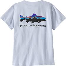 Women's Home Water Trout Pocket Responsibili-Tee® Thermal Blue