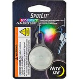 SPOTLIT CARABINER LIGHT - STAINLESS/DISC-O LED