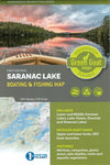 Green Goat Saranac Lake Boating & Fishing Map