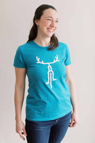Bike Adirondacks Women's Antler T-shirt